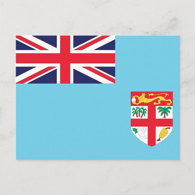 Postal Bandera de Fiji (Anverso)