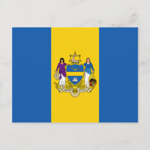 Postal Bandera de Filadelfia