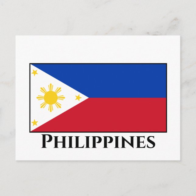 Postal Bandera de Filipinas (Anverso)