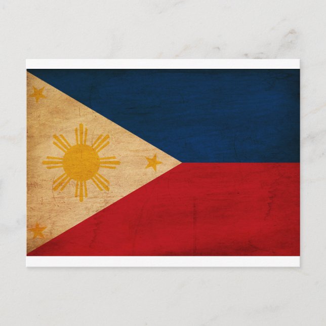 Postal Bandera de Filipinas (Anverso)