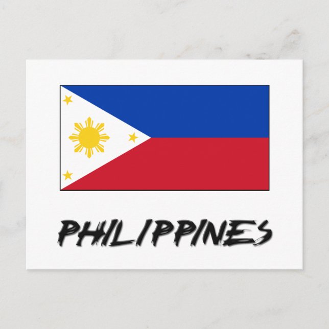 Postal Bandera de Filipinas (Anverso)