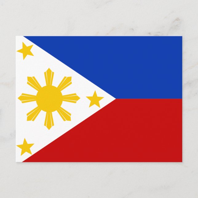 Postal Bandera de Filipinas (Anverso)