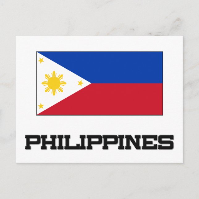 Postal Bandera de Filipinas (Anverso)