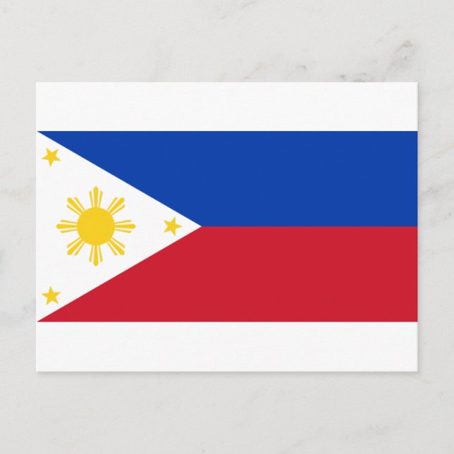 Postal Bandera de Filipinas (Pilipinas) (Anverso)