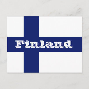Postal Bandera de Finlandia
