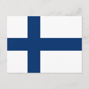 Postal Bandera de Finlandia