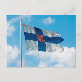 Postal Bandera de Finlandia