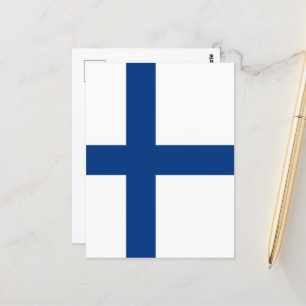Postal Bandera de Finlandia
