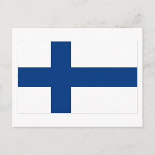Postal Bandera de Finlandia