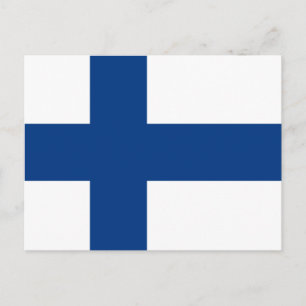 Postal Bandera de Finlandia