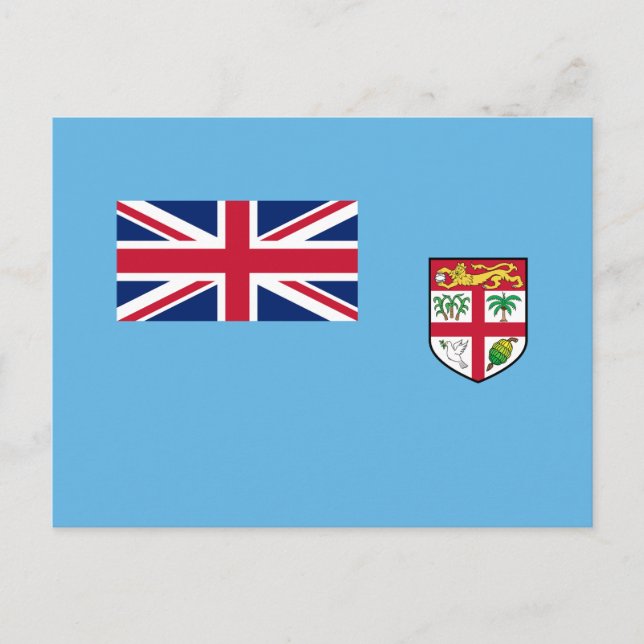 Postal Bandera de Fiyi (Anverso)