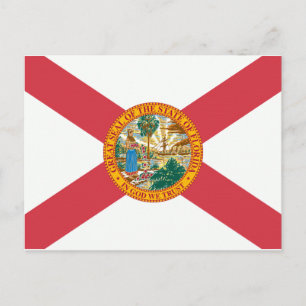 Postal Bandera de Florida