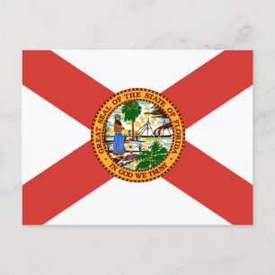 Postal Bandera de Florida