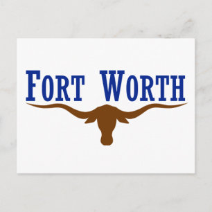 Postal Bandera de Fort Worth