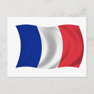 Postal Bandera de Francia