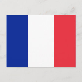 Postal Bandera de Francia