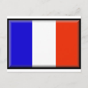 Postal Bandera de Francia
