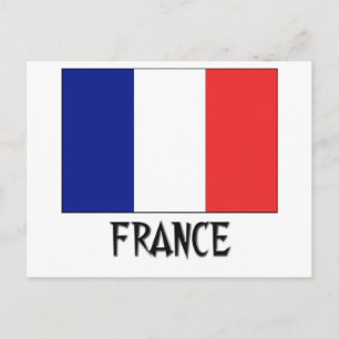 Postal Bandera de Francia