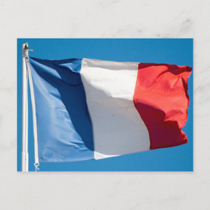Postal Bandera de Francia