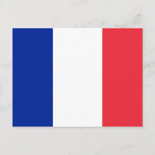 Postal Bandera de Francia