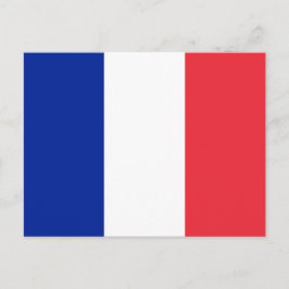 Postal Bandera de Francia