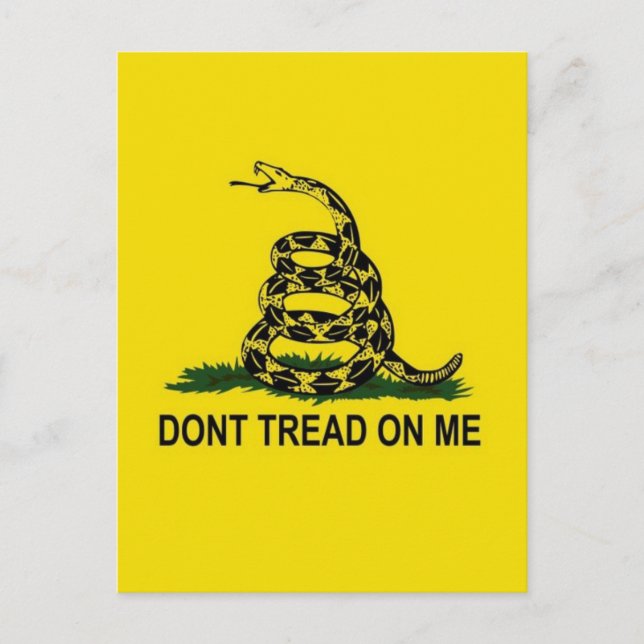 Postal Bandera de Gadsden (Anverso)