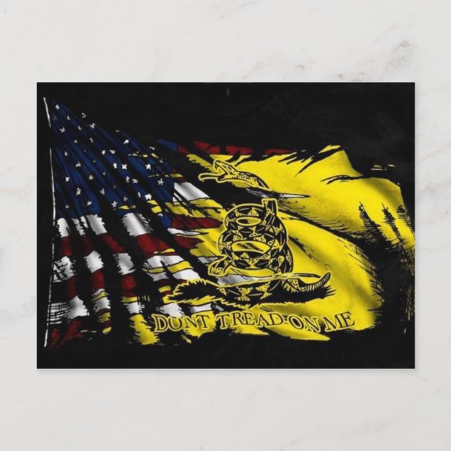 Postal Bandera De Gadsden - Libertad O Muerte (Anverso)