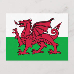 Postal Bandera de Gales