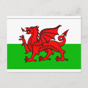 Postal Bandera de Gales