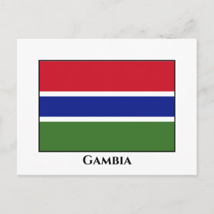 Postal Bandera de Gambia