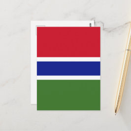 Postal Bandera de Gambia