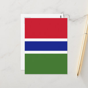 Postal Bandera de Gambia