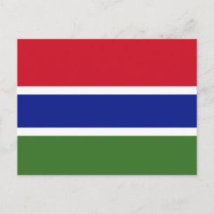 Postal Bandera de Gambia