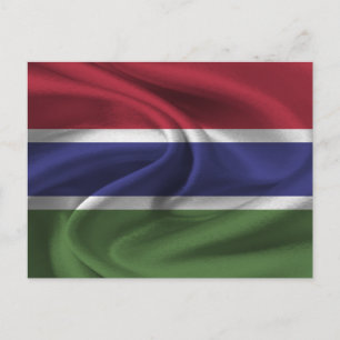 Postal Bandera de Gambia