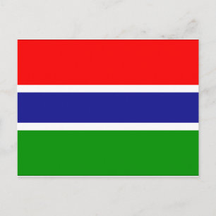 Postal Bandera de Gambia