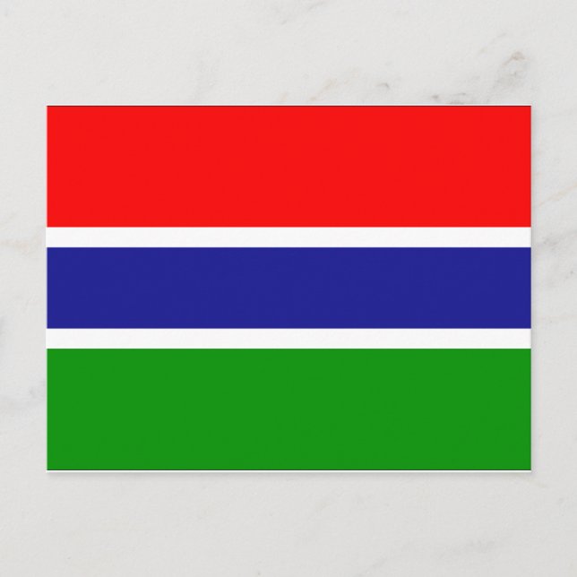 Postal Bandera de Gambia (Anverso)