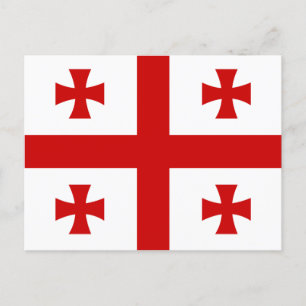Postal Bandera de Georgia