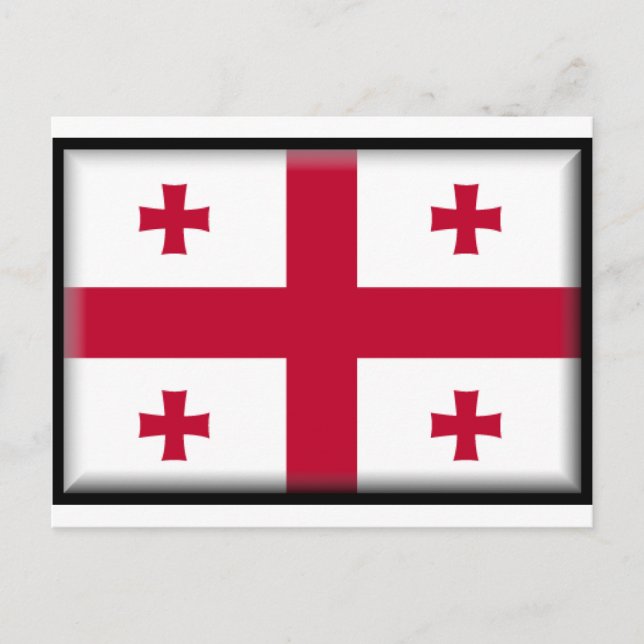 Postal Bandera de Georgia (Anverso)