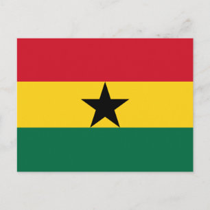 Postal Bandera de Ghana
