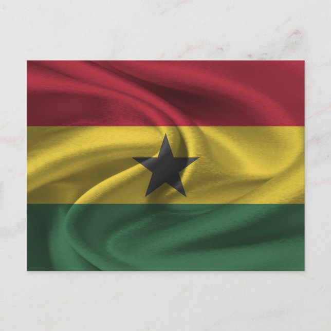 Postal Bandera de Ghana (Anverso)