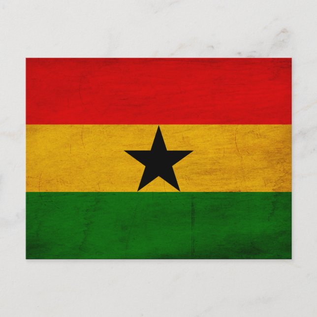 Postal Bandera de Ghana (Anverso)