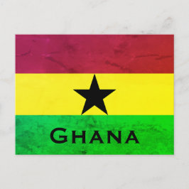 Postal Bandera de Ghana (África occidental)