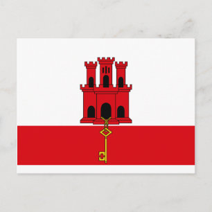 Postal Bandera de Gibraltar