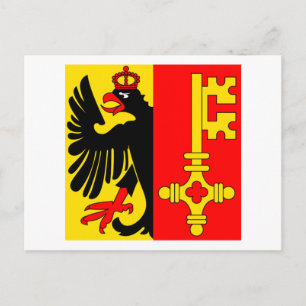 Postal Bandera de Ginebra