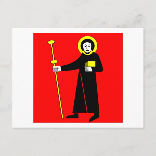 Postal Bandera de Glarus (Anverso)