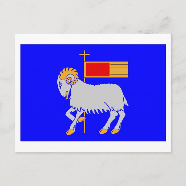 Postal Bandera de Gotlands län (Anverso)