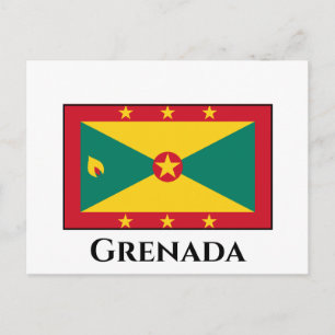 Postal Bandera de Granada