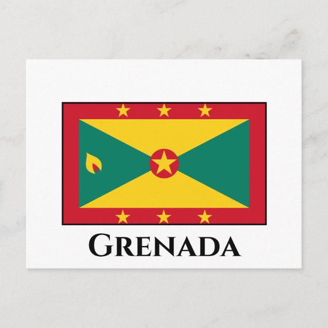 Postal Bandera de Granada (Anverso)