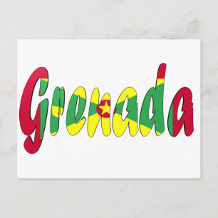 Postal Bandera de Granada