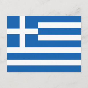 Postal Bandera de Grecia